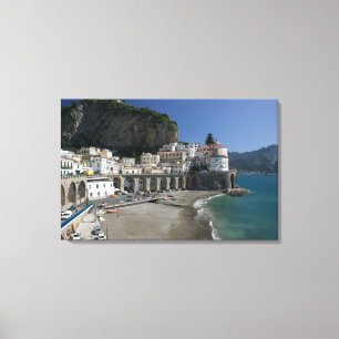 Toile Europe, Italie, Campanie, (Côte d'Amalfi), Amalfi