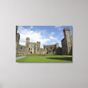 Toile Europe, Pays de Galles, Caernarfon. Château de Ca