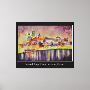 Toile EVE Peint Wawel, Cracovie, Pologne Jigsaw Puzzle