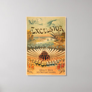 Toile Excelsior Kiralfy Spectacular Triumph Theater