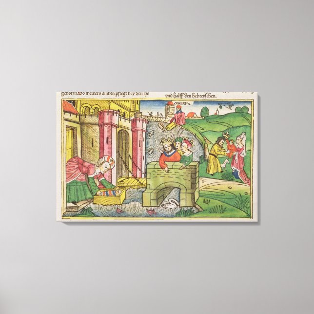 Toile Exodus 2 1-6 Moïse (Recto)