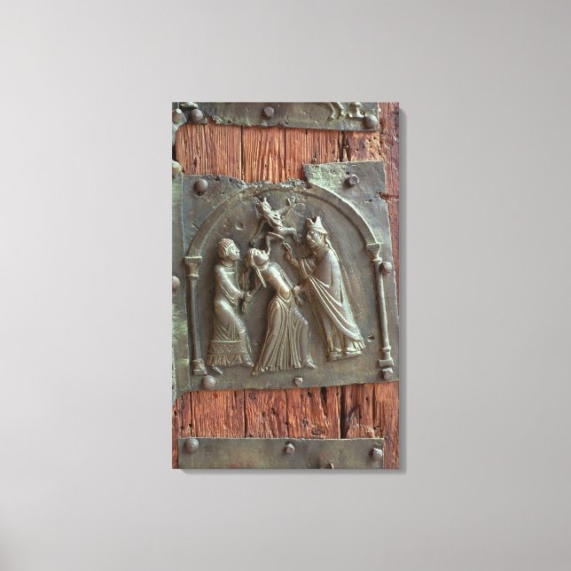 Toile Exorcisme, panneau de la porte droite, 12e (Recto)