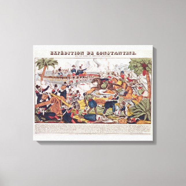 Toile Expédition en Constantine (Recto)