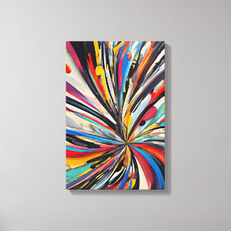 Toile Explosion Abstraite vive Art moderne