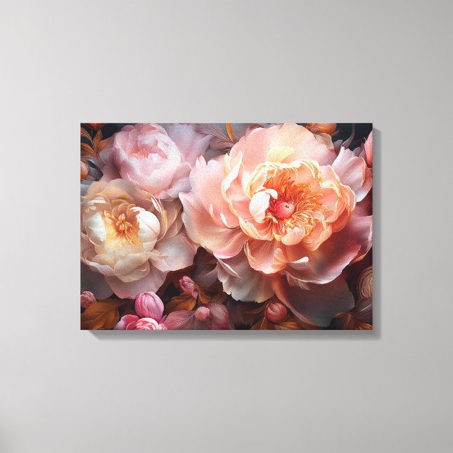 Toile Explosion florale (Recto)