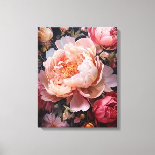 Toile Explosion florale