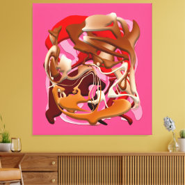 Toile Explosion of Frozen Flavors