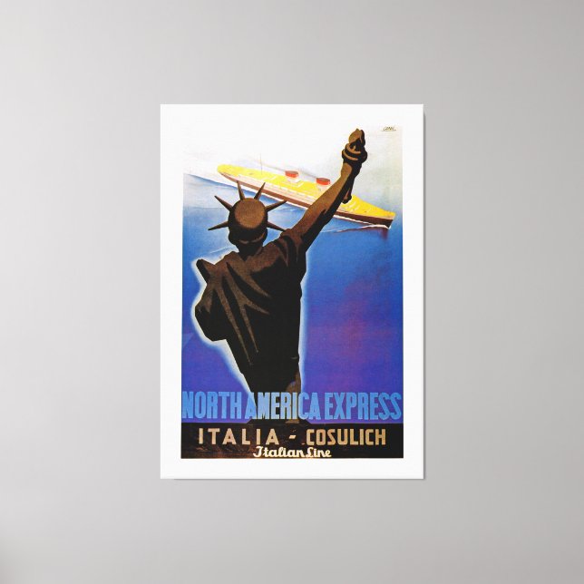 Toile Express Amérique du Nord ~ Ligne italienne - XL (Recto)