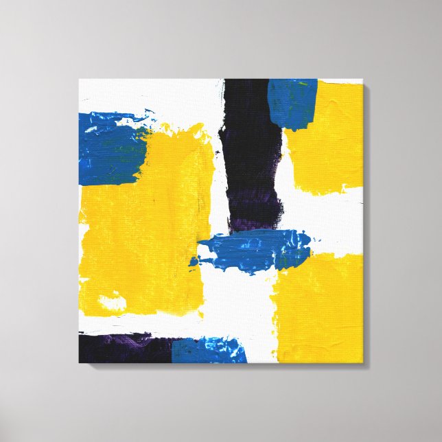 Toile Expression Abstraite #2 par Michael Moffa (Recto)