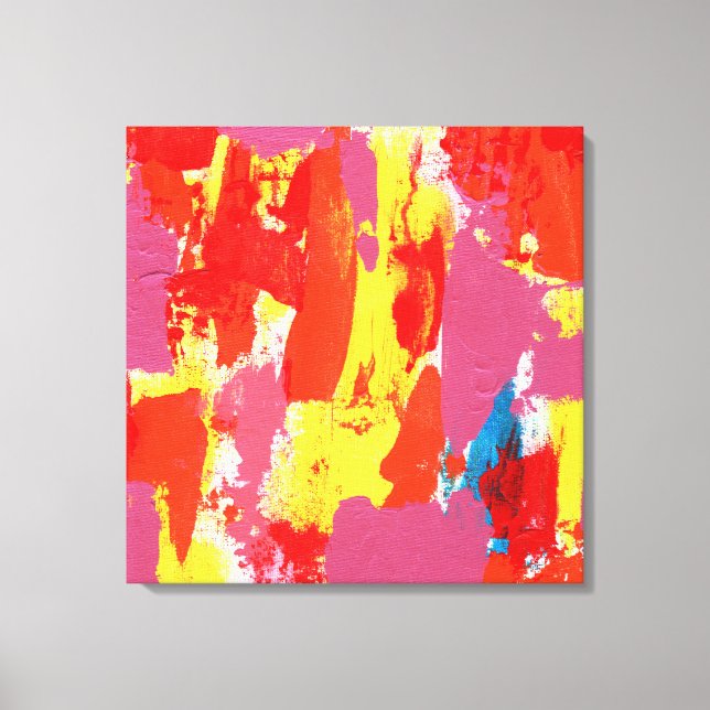 Toile Expression Abstraite #7 par Michael Moffa (Recto)