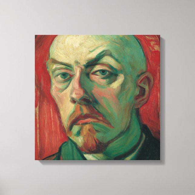 Toile Expressionist Self-Portrait (Recto)