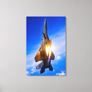 Toile F-15E GRÈVE EAGLE 24x36