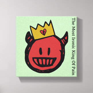 Toile F.I.O. “The Most Ironic King Of Pain”