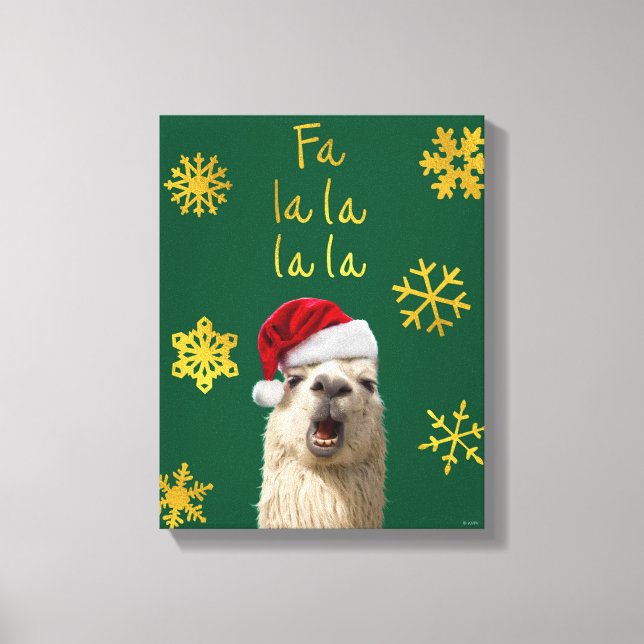 Toile Fa La La Llama (Recto)