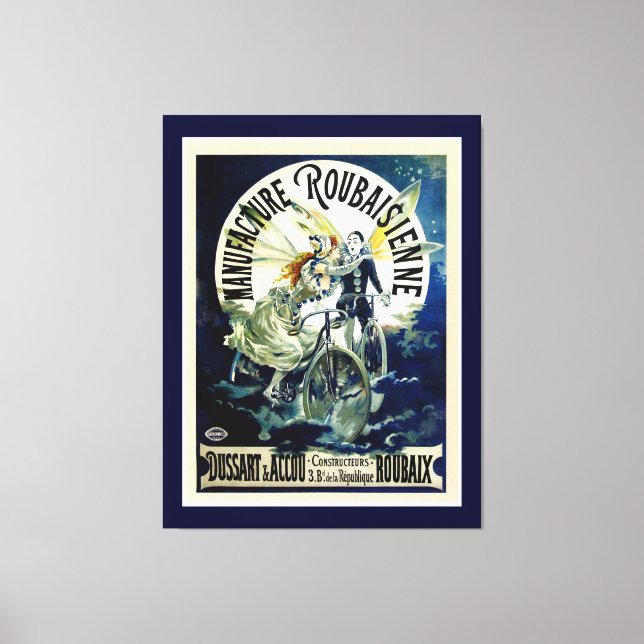 Toile Fabrication Roubaisienne Bicyclettes (Recto)