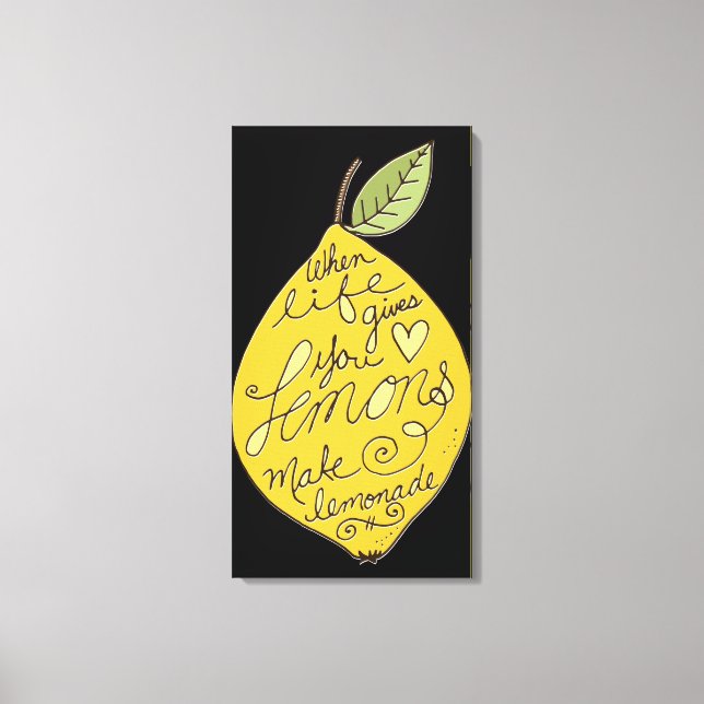 Toile Fabriquer du citron citron (Recto)