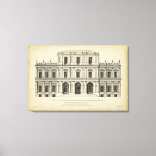 Toile Façade de style théâtral de Colen Campbell