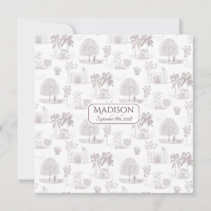 Toile Faire-part de naissance - Classic Quote Edit