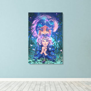 Toile Faire un vœu avec Magicfox - art fantastique