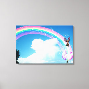 Toile Faisons un arc en ciel