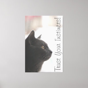 Toile Faites confiance à vos instincts