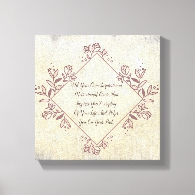 Toile Faites votre propre soumission Motivationnelle per (Recto)