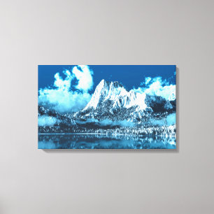 Toile Falaises d'hiver (Triptych)