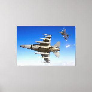 Toile FALCON DE COMBAT F-16C 40x60