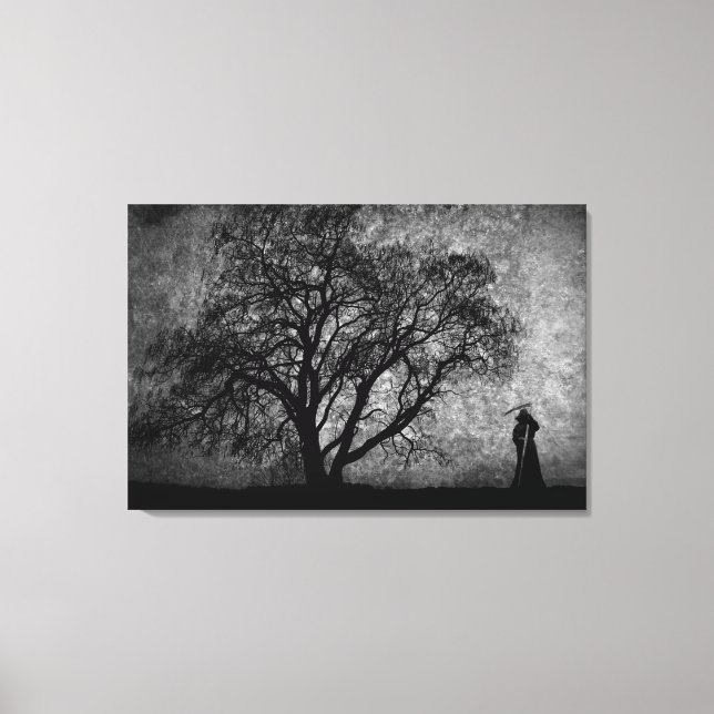 Toile Falln Grim Reaper Frontières Art Original Entre (Recto)