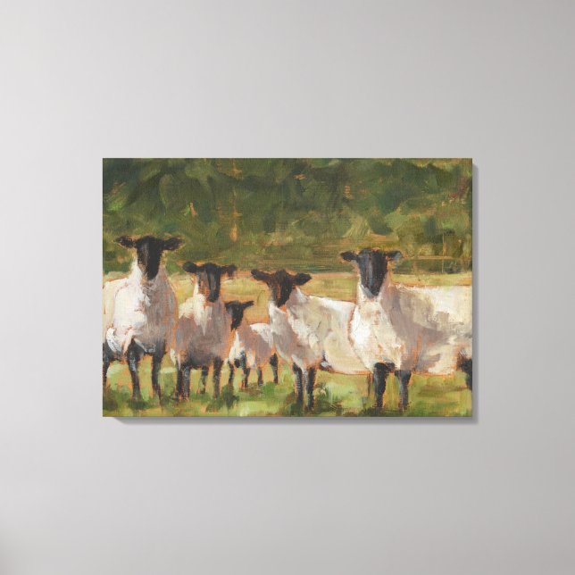 Toile Famille de moutons (Recto)