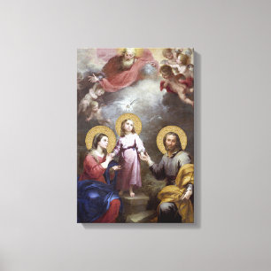 TOILE FAMILLE SAINTE JÉSUS MARY JOSEPH