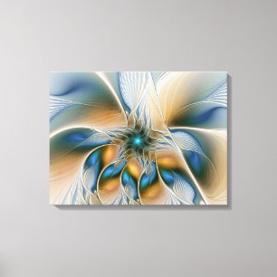Toile Fantaisie abstraite et aérienne d'art fractal avec