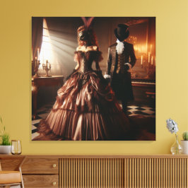 Toile Fantaisie Steampunk Victorienne Art Mascarade 