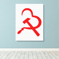 Faucille Et Marteau, Cœur, Amour, Communisme