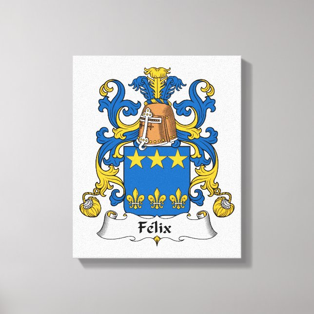 Toile Felix Family Crest (Recto)