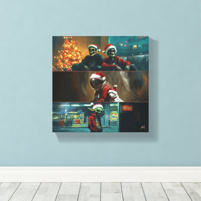 Toile Feliz Natal (Insitu (Plancher de Bois))