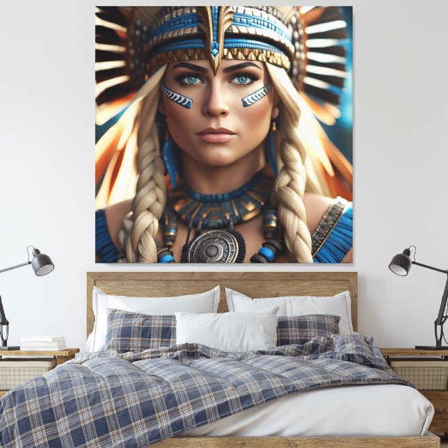 Toile Female Aztec Warrior (Insitu(Chambre))