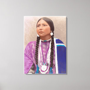Toile Femme amérindienne du sud-ouest des États-Unis