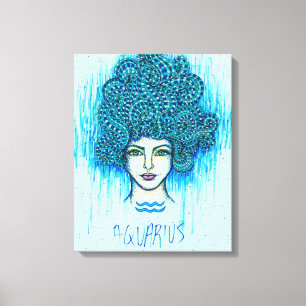 Toile Femme Aquarius