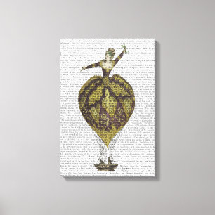 Toile Femme chaude de ballon à air