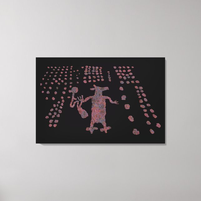 Toile Femme et coyote d'araignée (Recto)