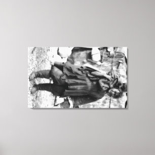Toile Femme et enfant esquimaux en photographie de