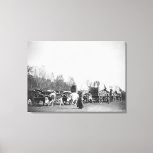 Toile Femme et garçon avec des pirates informatiques dan