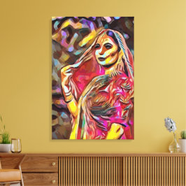 Toile Femme indienne