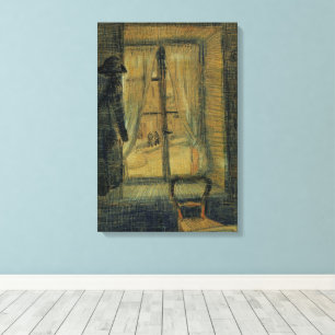 Toile Fenêtre dans Bataille Restaurant par Vincent van G