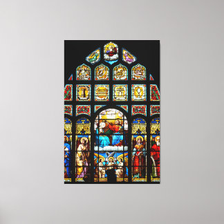 Toile Fenêtre en verre de l'église