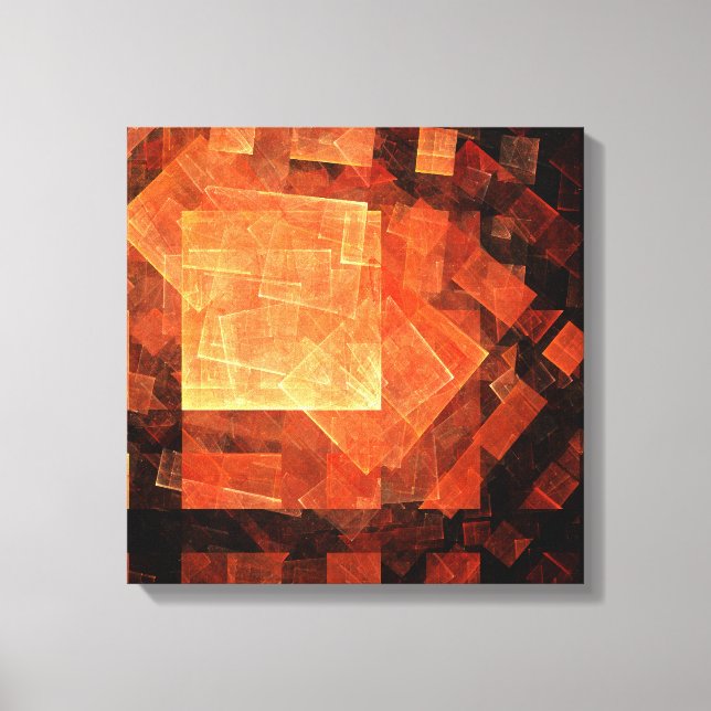 Toile Fenêtre Lumière Art Abstrait Quad Canvas Impressio (Recto)