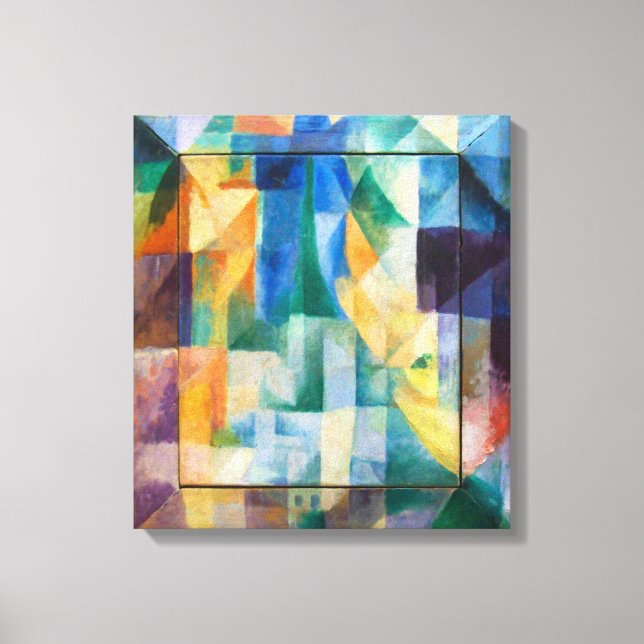 Toile Fenêtres simultanées | Robert Delaunay | (Recto)