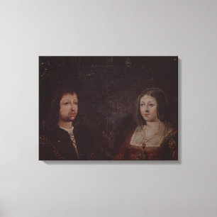 Toile Ferdinand II d'Aragon et d'Isabella I de la