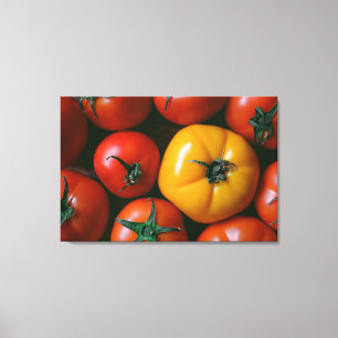 Toile Fermes   Tomates rouges et jaunes brillantes